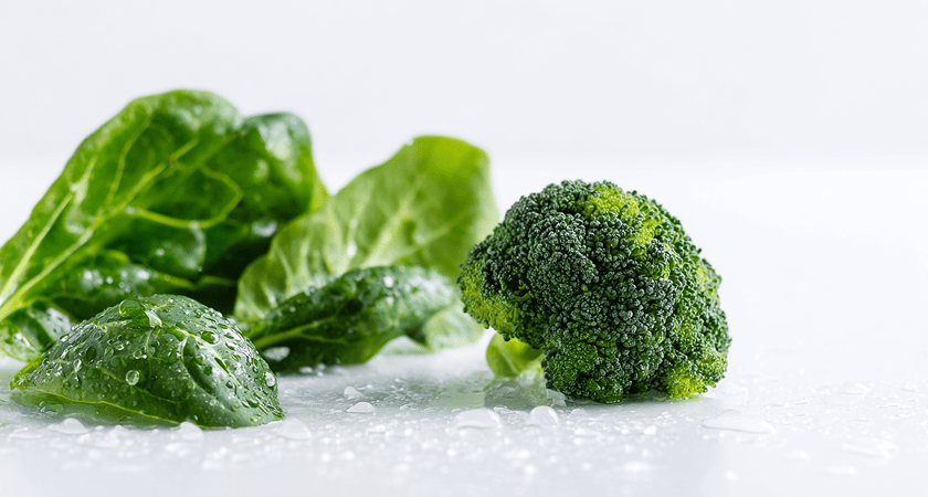 Шпинат, брокколи, зелень