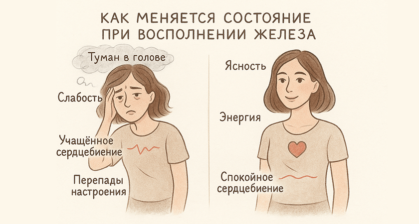 схемы восполнения железа